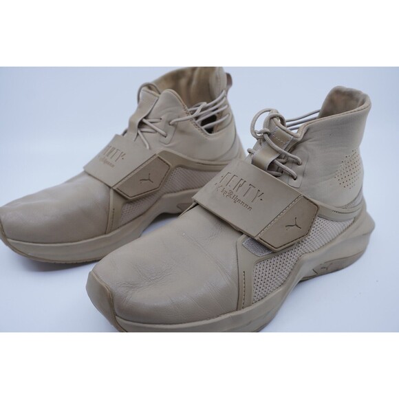 FENTY By Rihanna High Trainer shoes, Women US Size 8.5 Big Logo Designer - Picture 2 of 6